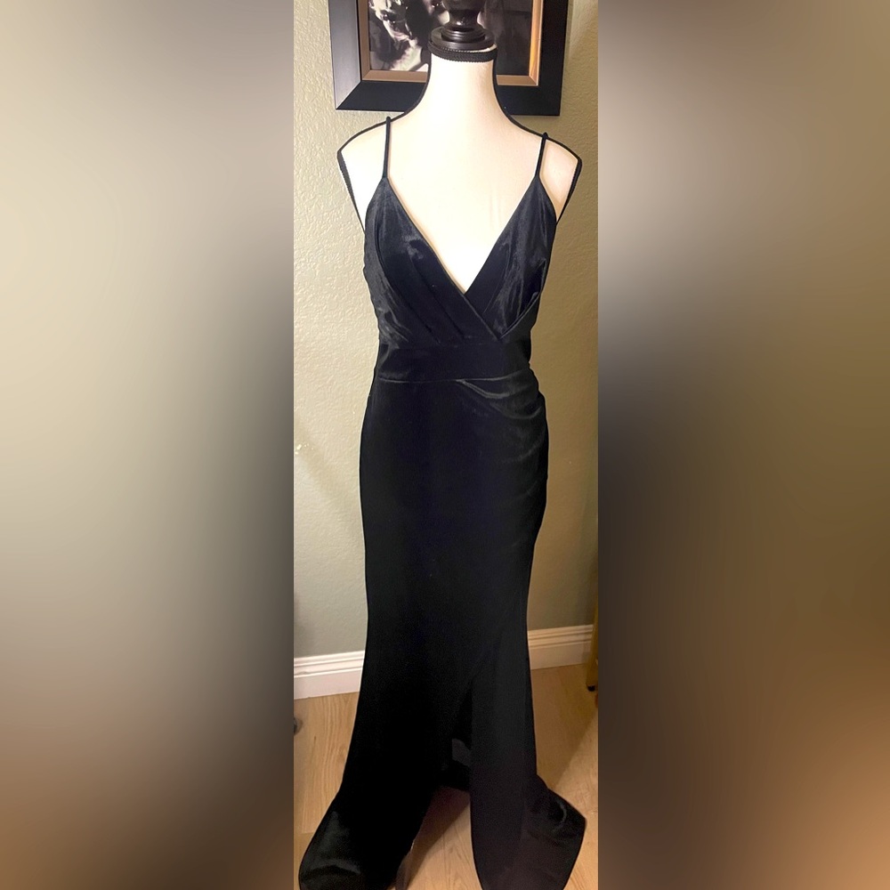 Velvet evening gown NWT